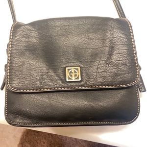 Giani Bernini Black leather Crossbody Handbag